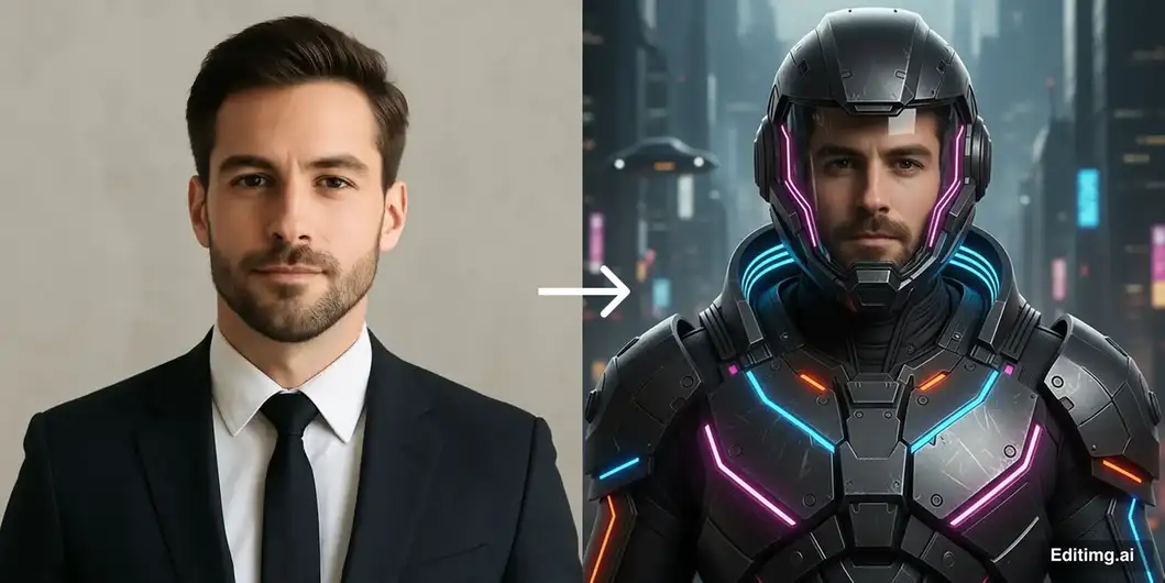 Recreate the subject from futuristic...