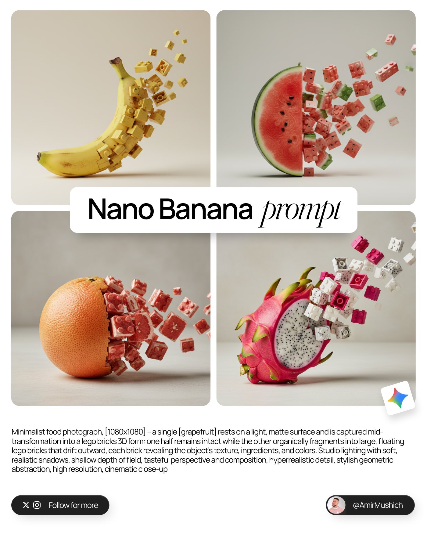 [Minimalist food photograph, [1080x1080] –...