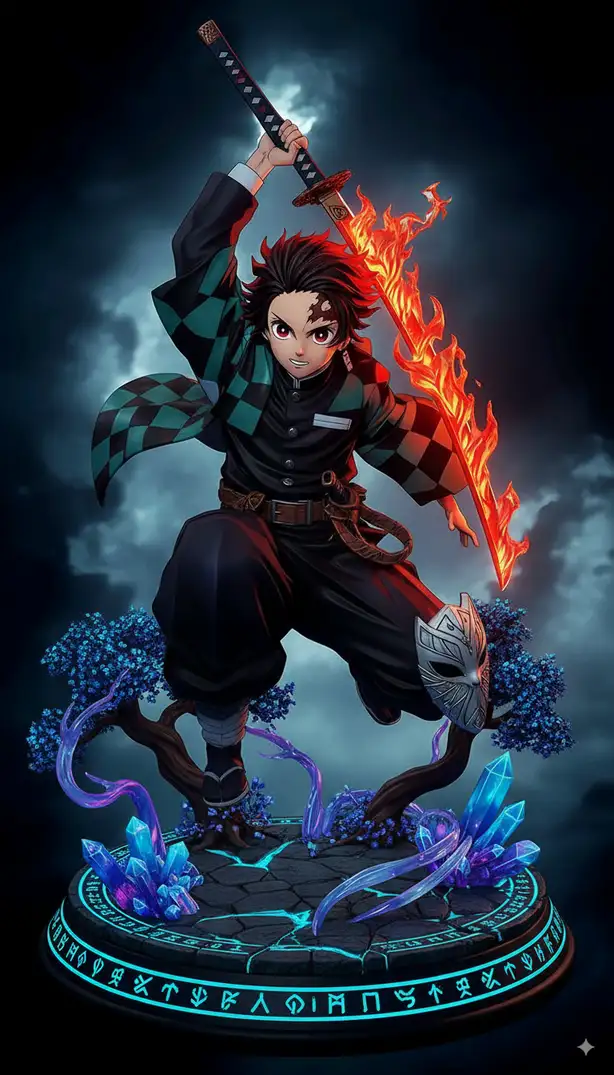 Transform this person into a...