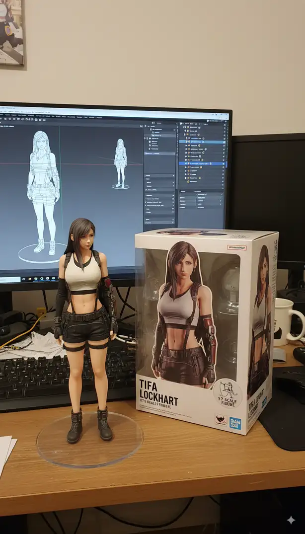 Create a 1/7 scale commercialized...