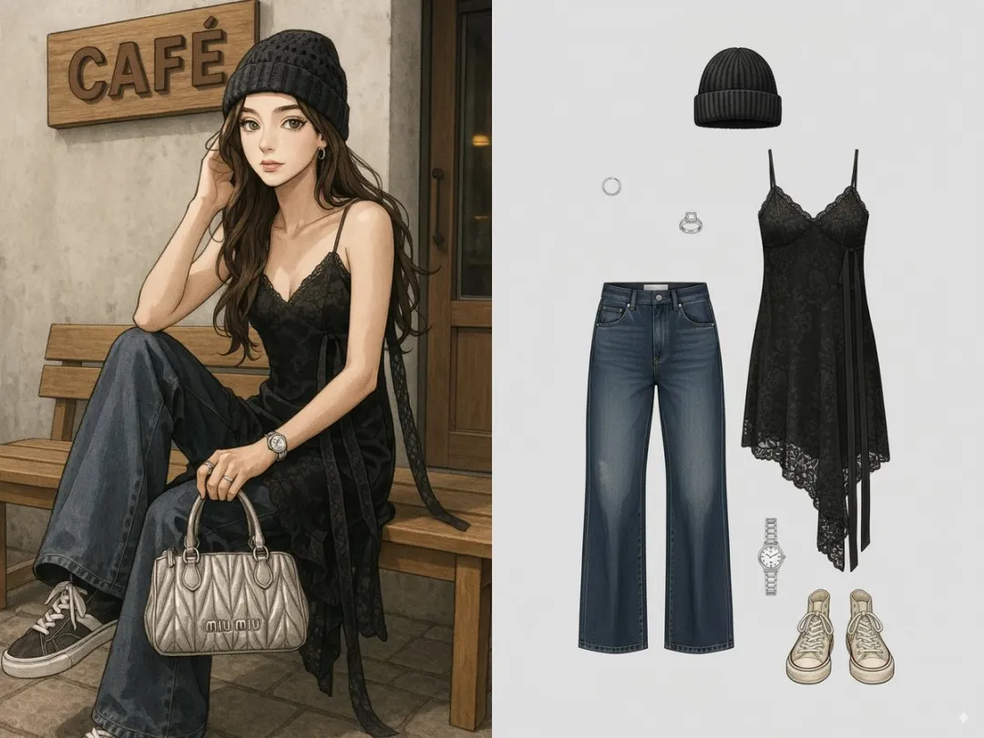 give me this character ootd....